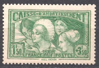 Timbre 1931 ca coiffes